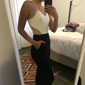 BCBG open back jumpsuit